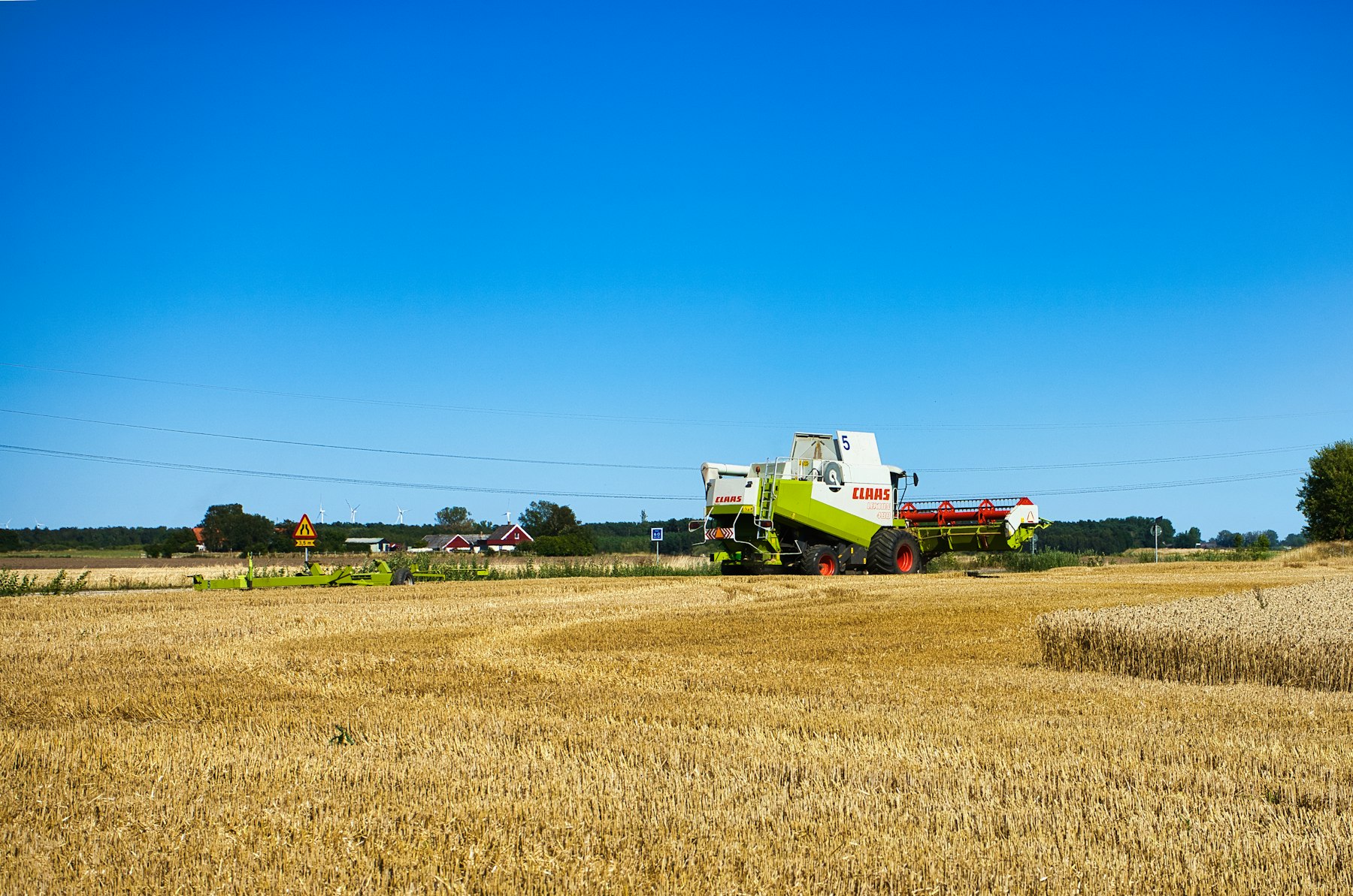 Claas Lexion Mähdrescher bei der Ernte